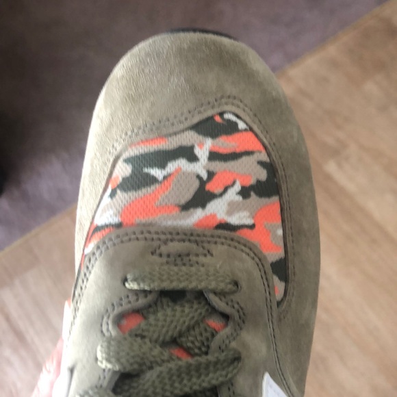 🇺🇸NEW BALANCE 576 olive camo sz 9.5 made in USA - Picture 2 of 9